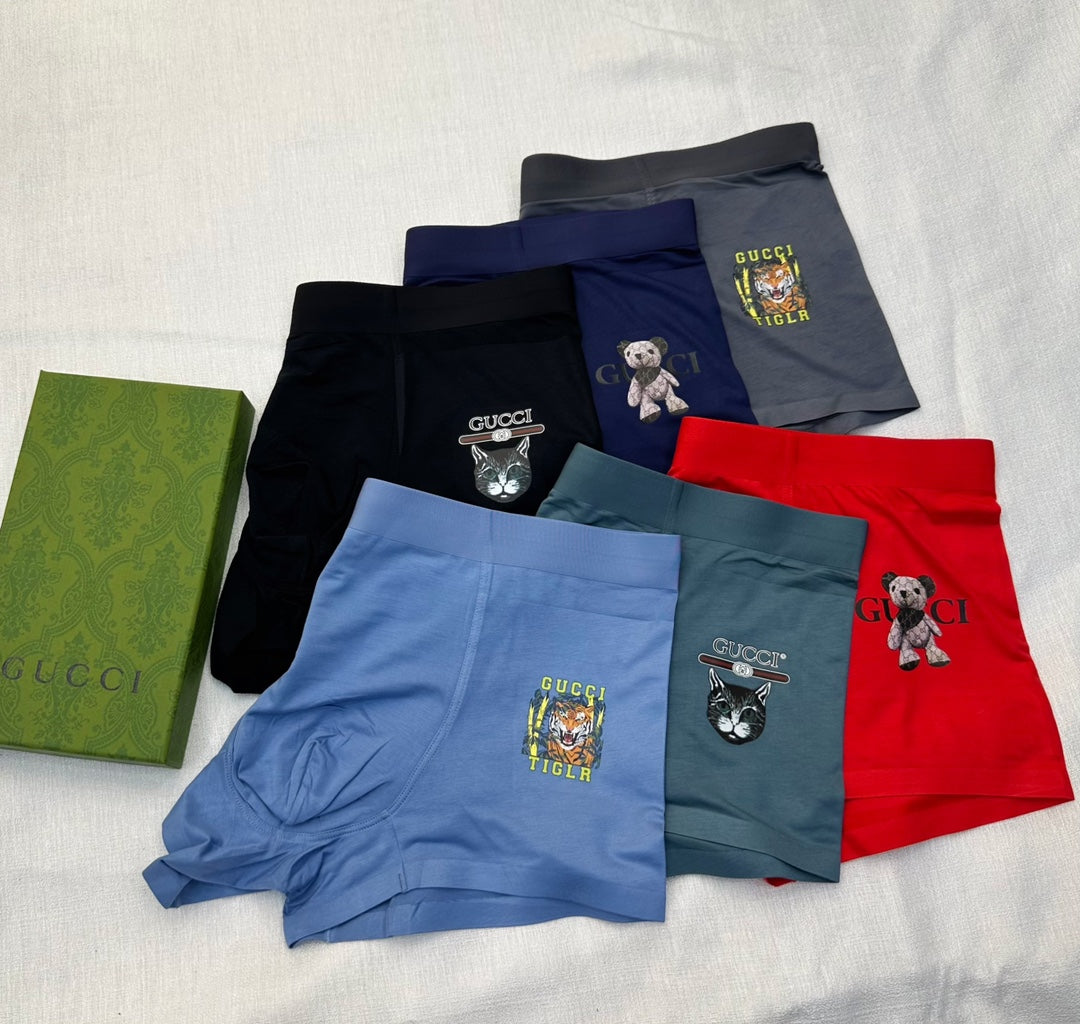 Gucci Playful Patch Details Men's Boxer Briefs
