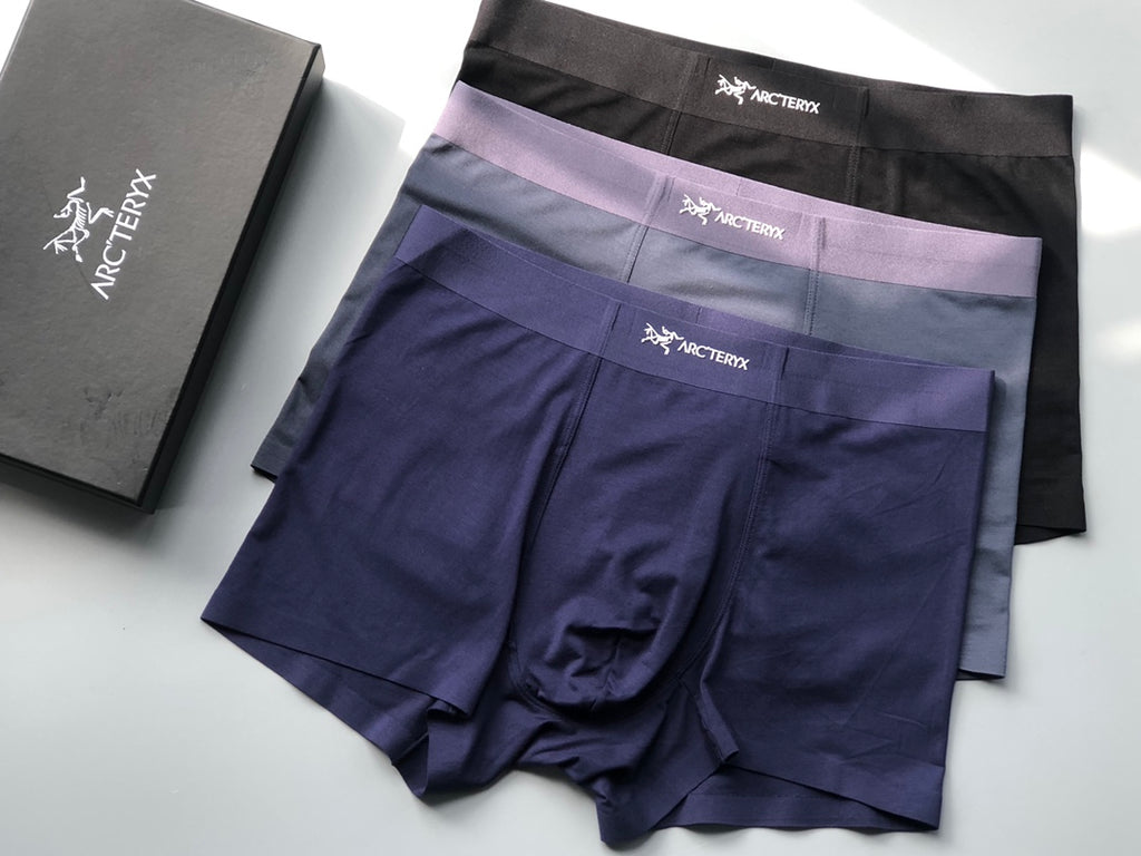 Arc'teryx Clean Logo Waistbands Men's Boxer Briefs - 3-Piece Box