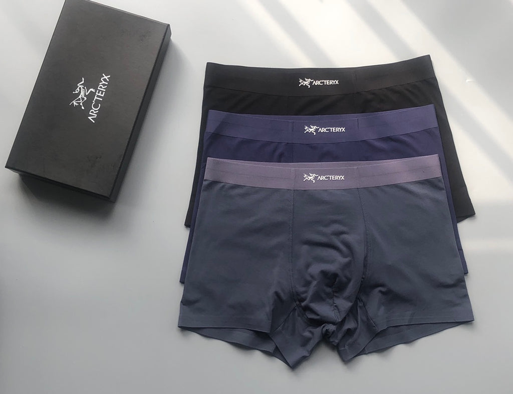 Arc'teryx Clean Logo Waistbands Men's Boxer Briefs - 3-Piece Box