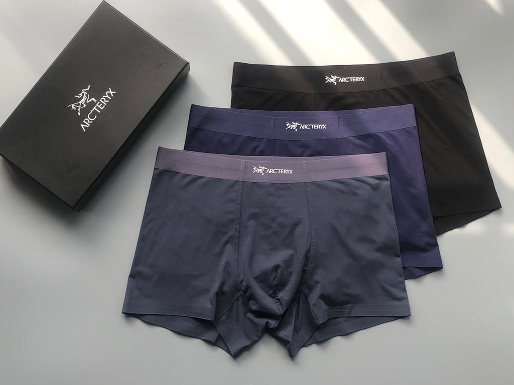 Arc'teryx Clean Logo Waistbands Men's Boxer Briefs - 3-Piece Box