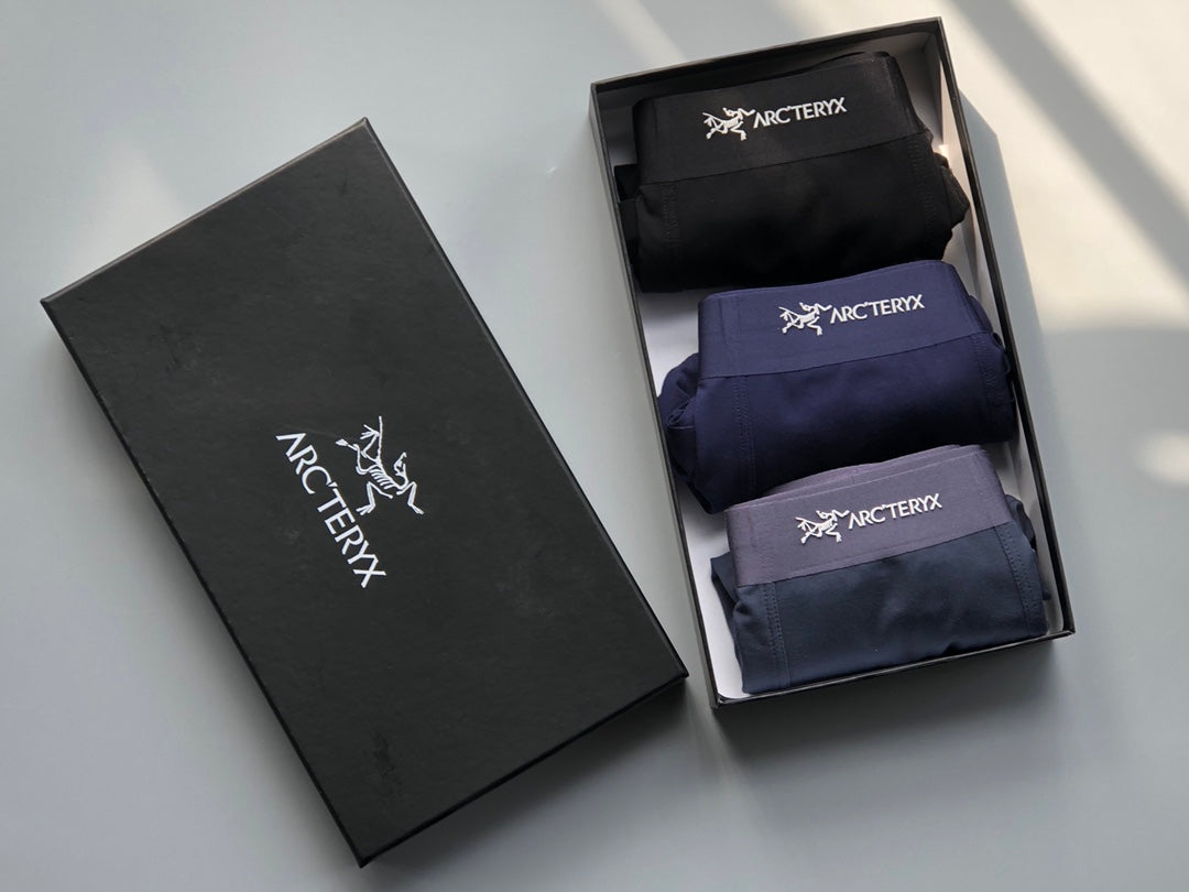Arc'teryx Clean Logo Waistbands Men's Boxer Briefs - 3-Piece Box