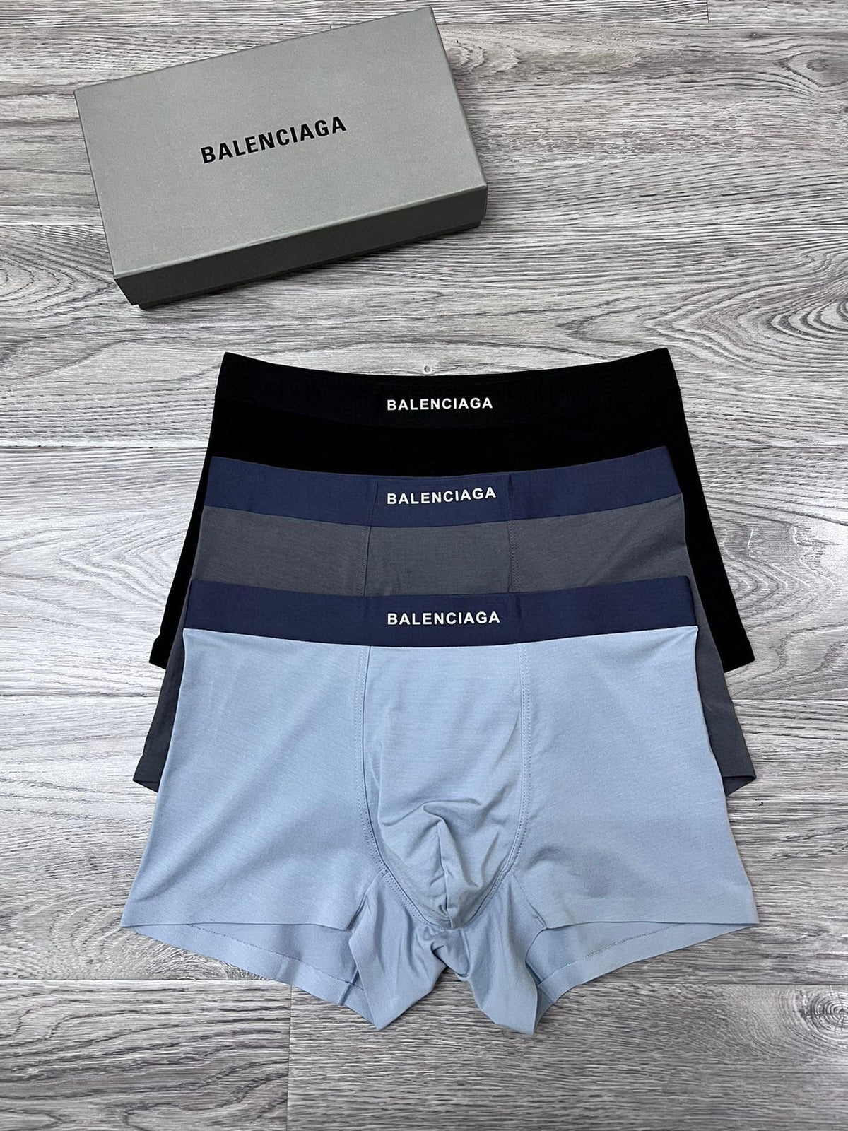 Balenciaga Men's Boxer Briefs - 3-Piece Box
