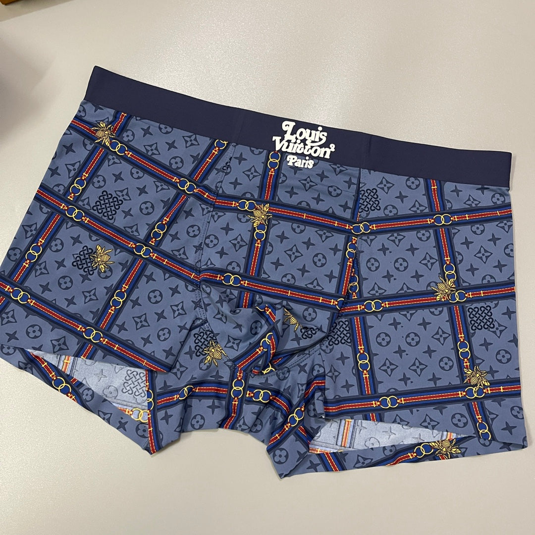 Louis Vuitton Nylon Blend Men's Boxer Briefs - 3-Piece Box