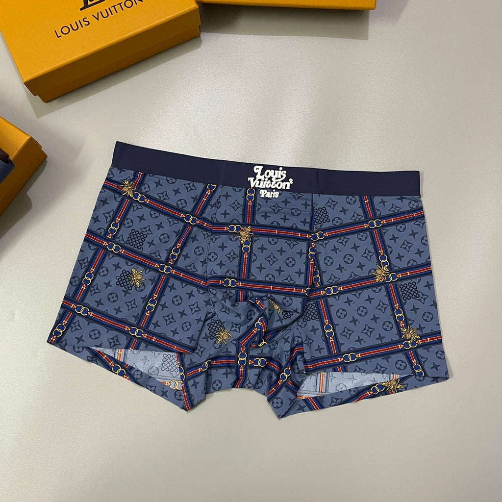 Louis Vuitton All-Over Motifs Men's Boxer Briefs - 3-Piece Box