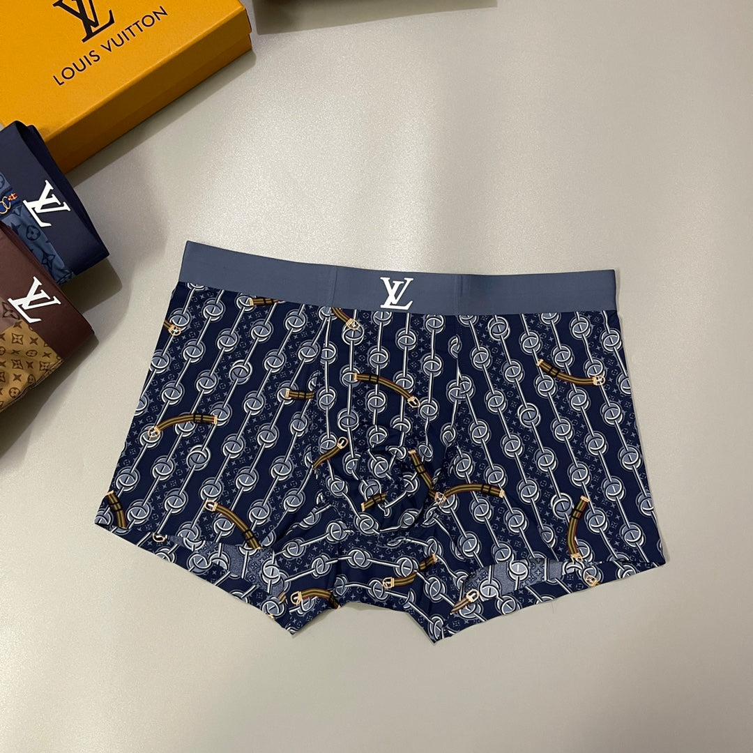 Louis Vuitton All-Over Motifs Men's Boxer Briefs - 3-Piece Box