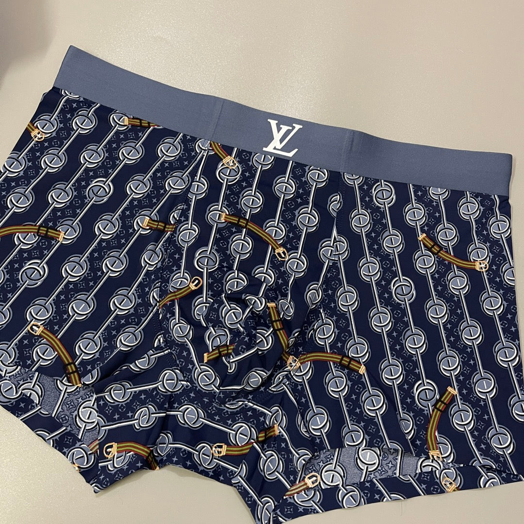 Louis Vuitton Nylon Blend Men's Boxer Briefs - 3-Piece Box