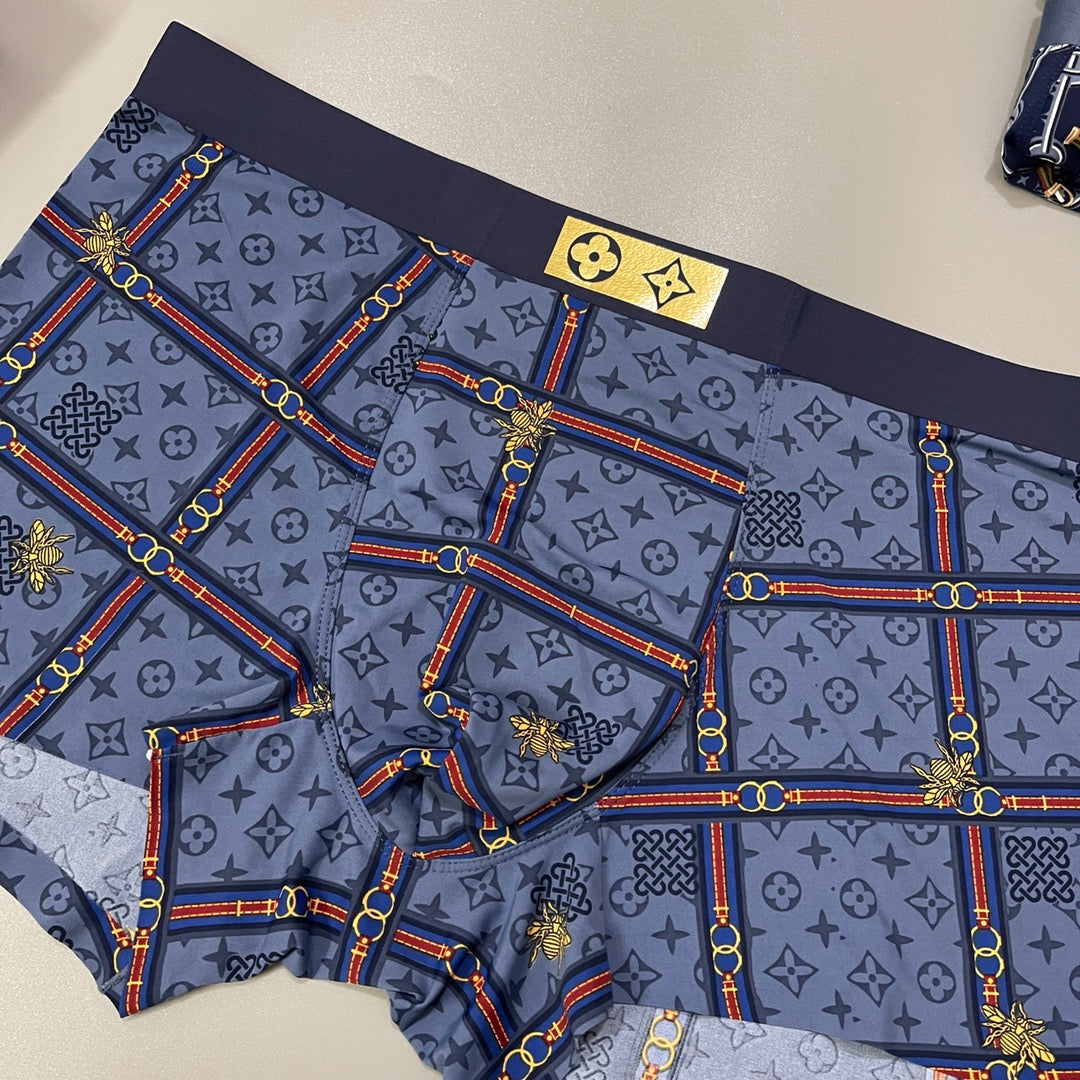 Louis Vuitton Nylon Blend Men's Boxer Briefs - 3-Piece Box