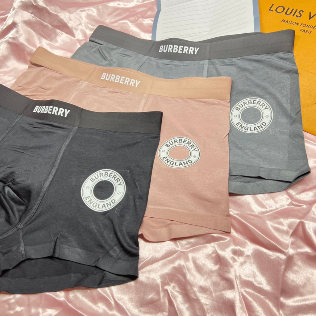 Burberry Modal Men's Boxer Briefs - 3-Piece Box