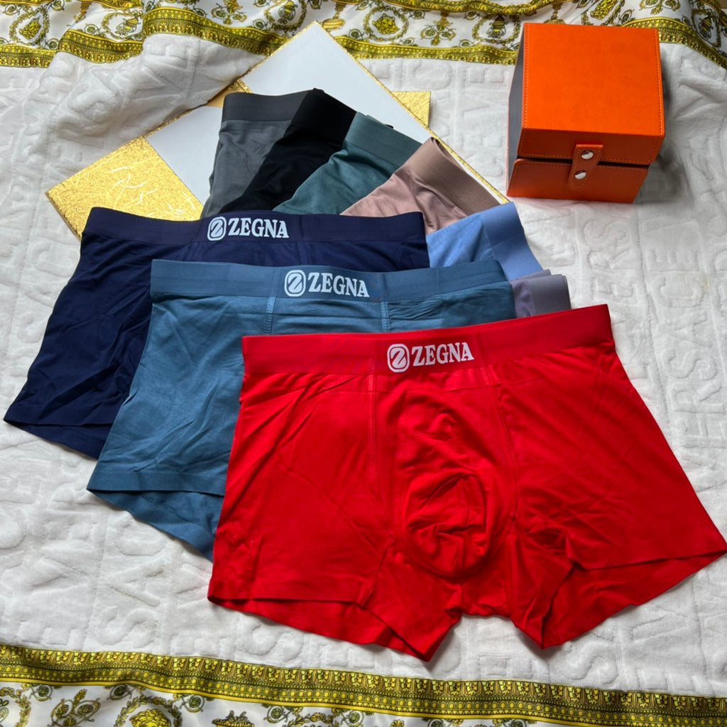 Zegna Mixed Five-Colour Boxer Briefs 3-Piece Box Collection
