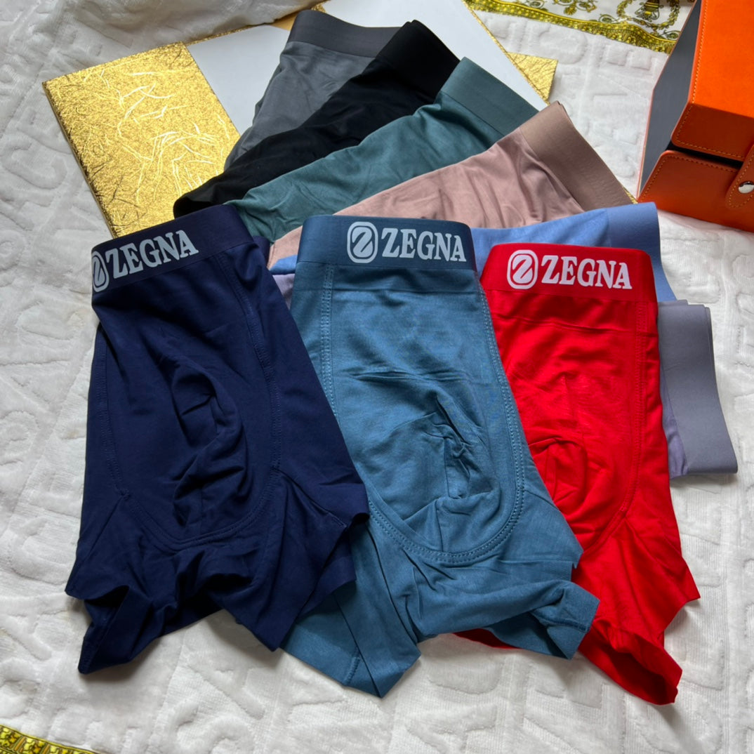 Zegna Mixed Five-Colour Boxer Briefs 3-Piece Box Collection