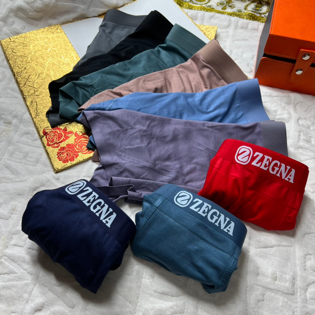 Zegna Mixed Five-Colour Boxer Briefs 3-Piece Box Collection