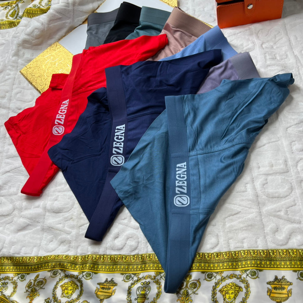 Zegna Mixed Five-Colour Boxer Briefs 3-Piece Box Collection