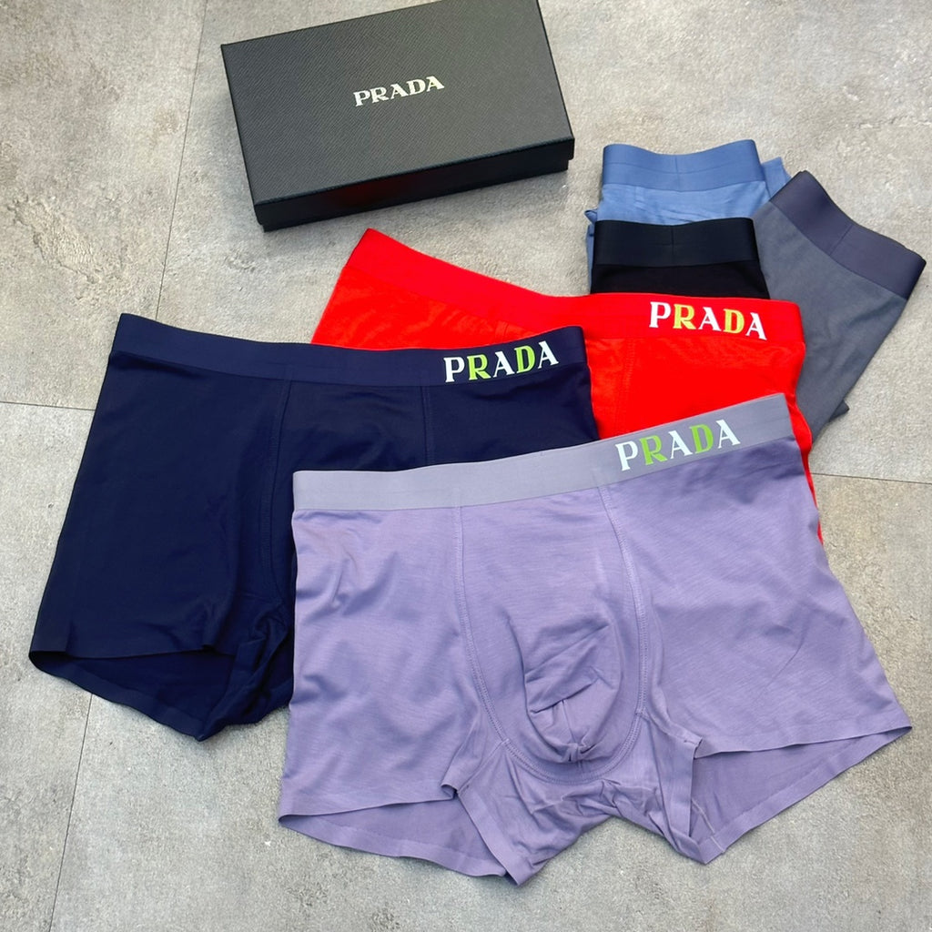 Prada Modal Men's Boxer Briefs - 3-Piece Box