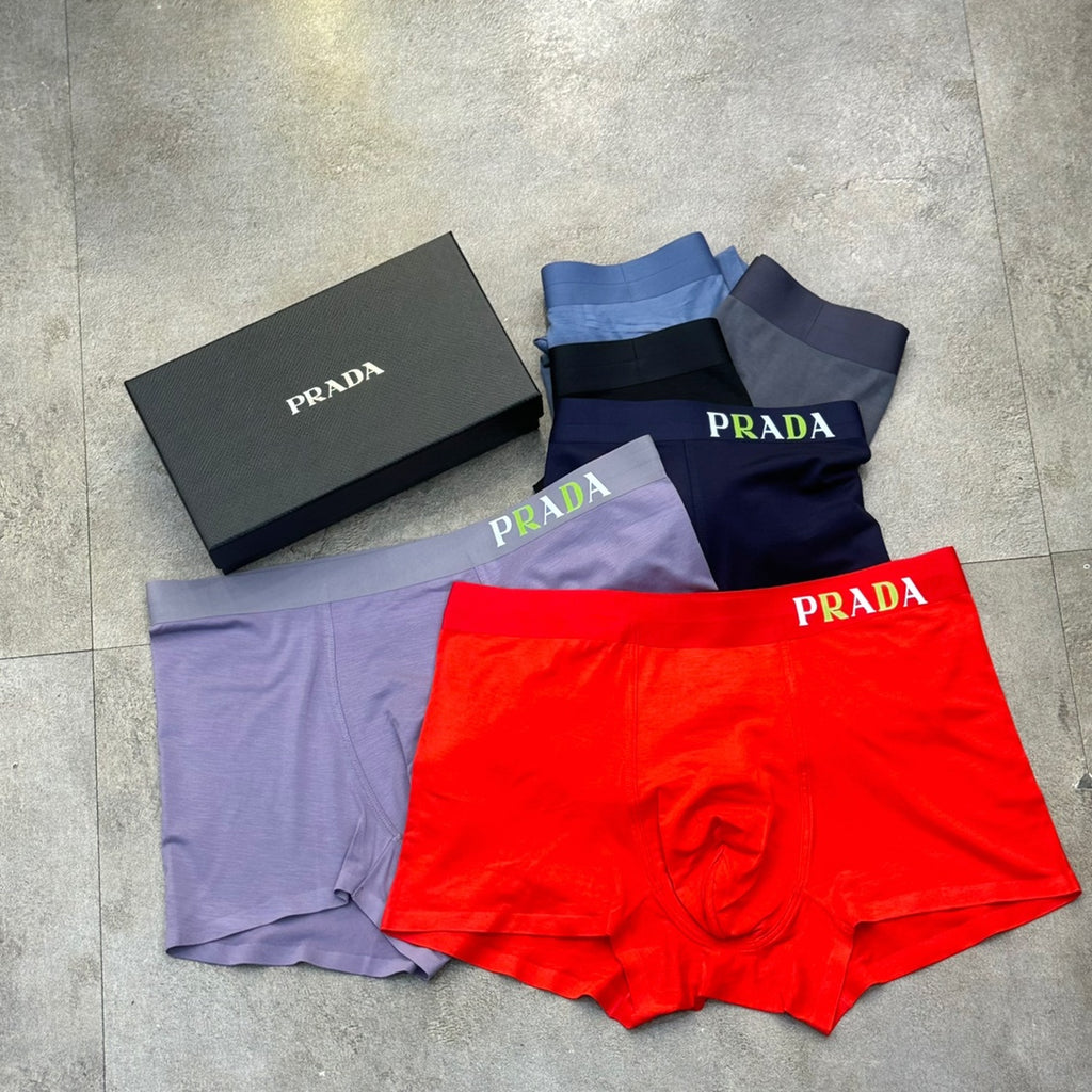 Prada Modal Men's Boxer Briefs - 3-Piece Box