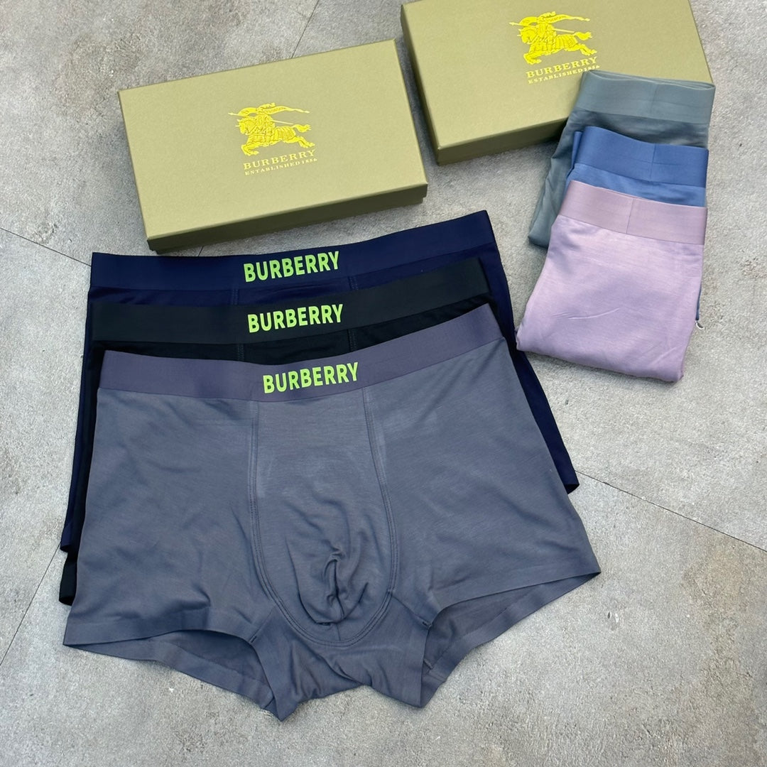 Burberry Modal Men's Boxer Briefs - 3-Piece Box