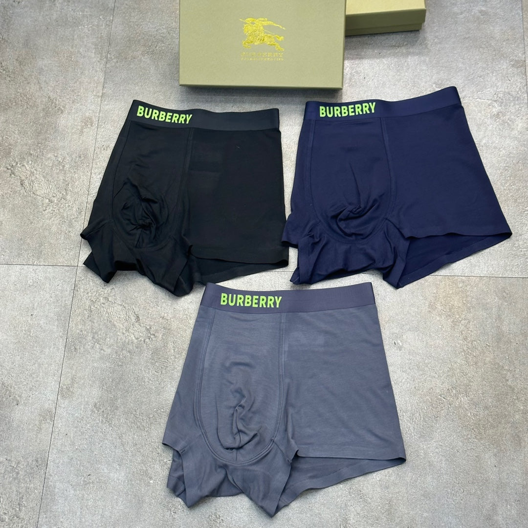Burberry Modal Men's Boxer Briefs - 3-Piece Box
