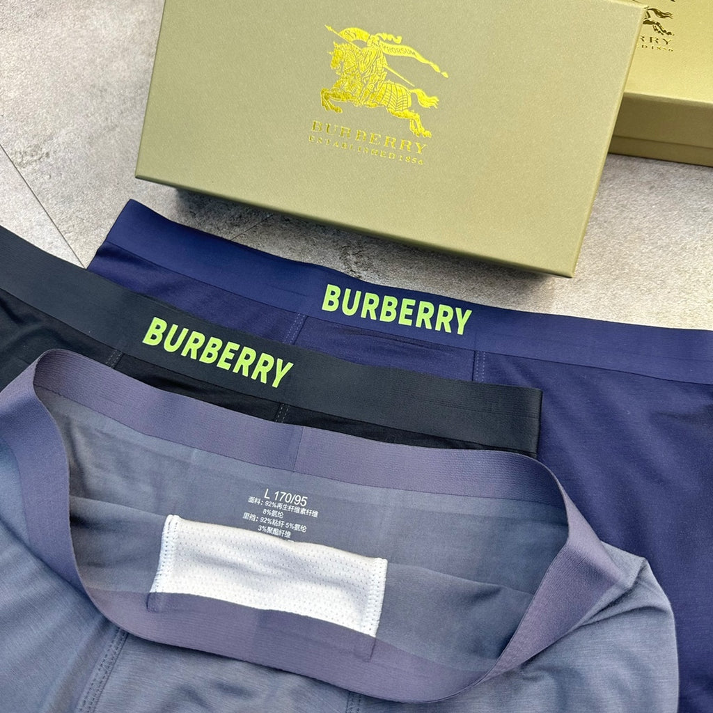 Burberry Modal Men's Boxer Briefs - 3-Piece Box