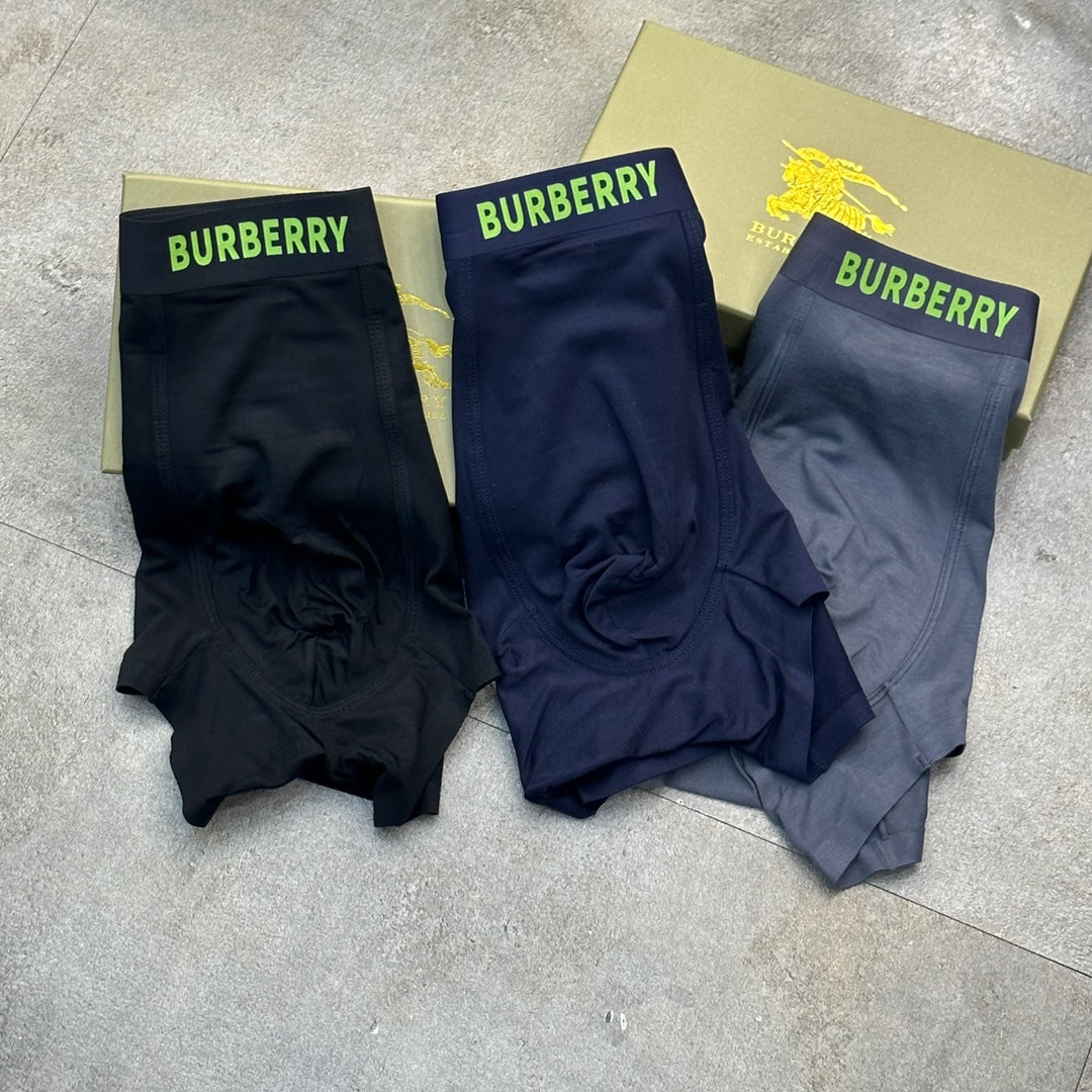 Burberry Modal Men's Boxer Briefs - 3-Piece Box