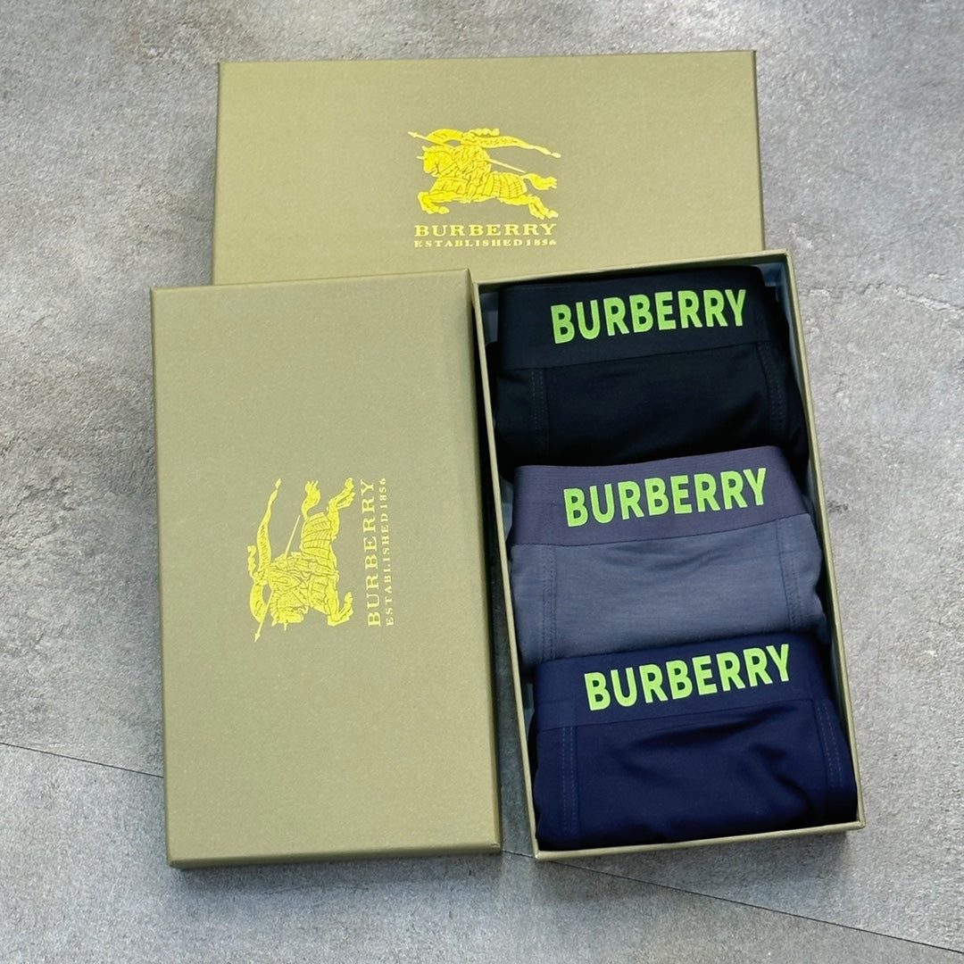 Burberry Modal Men's Boxer Briefs - 3-Piece Box