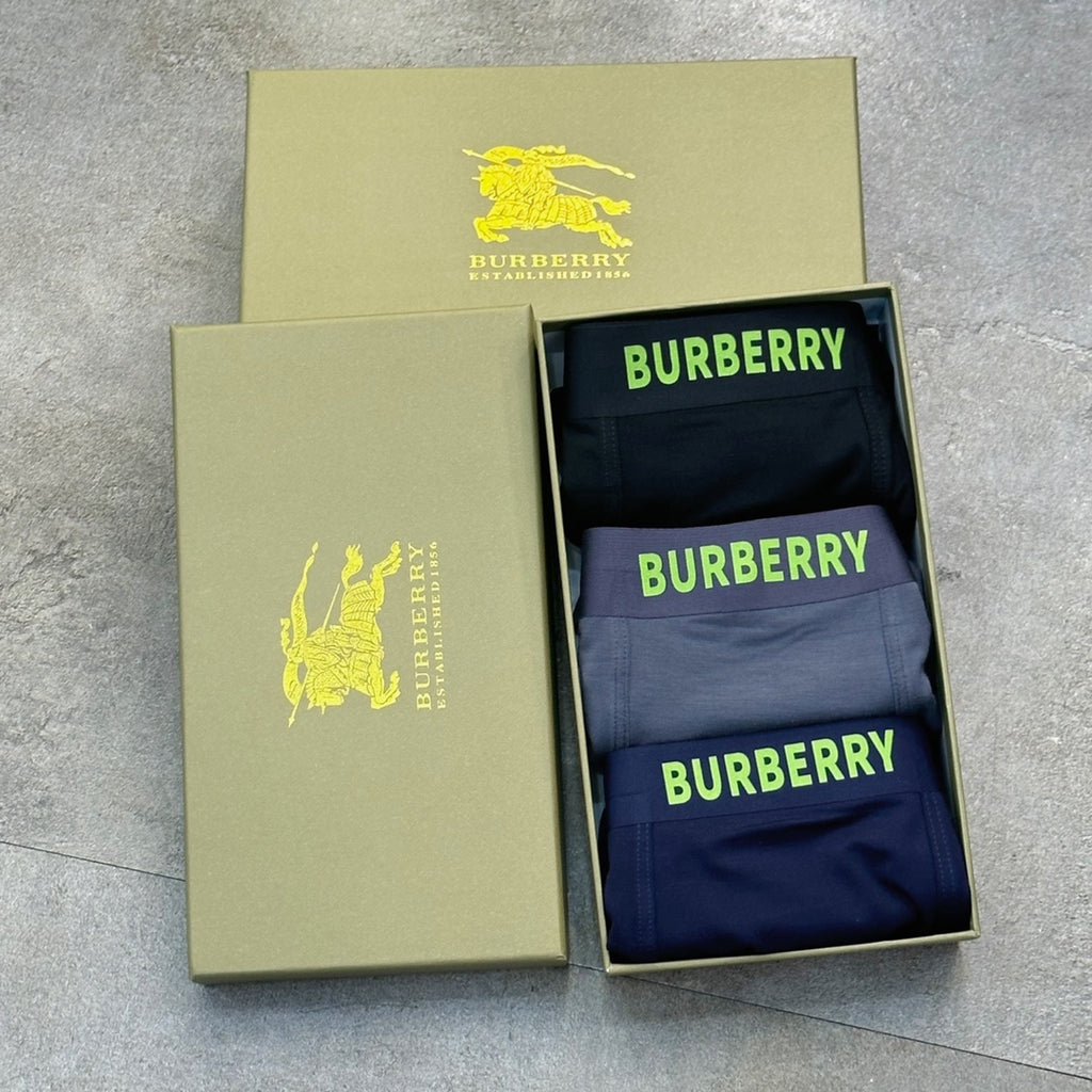 Burberry Modal Men's Boxer Briefs - 3-Piece Box