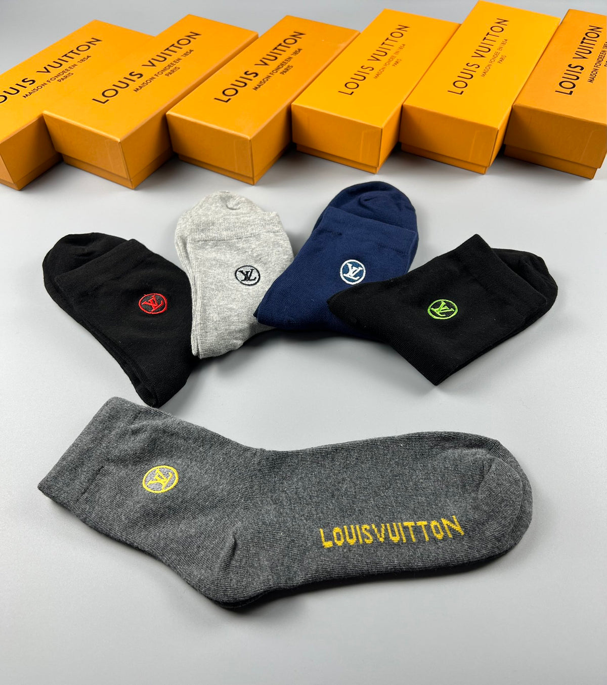 Louis Vuitton Short Socks - 5-Pair Pack