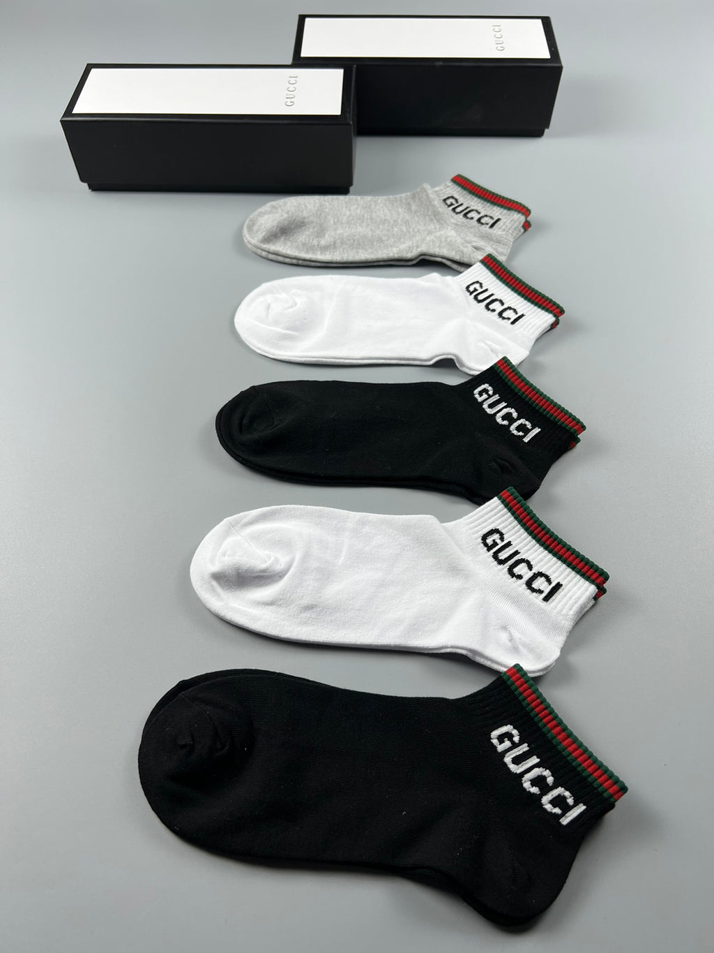 Gucci Cotton Short Socks - 5-Pair Pack