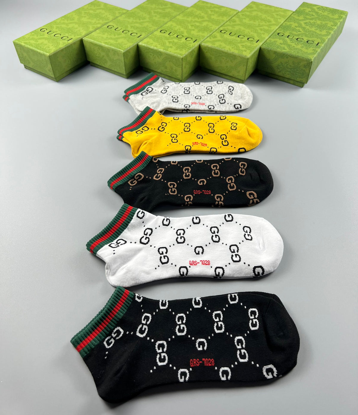 Gucci Cotton Socks - 5-Pair Pack