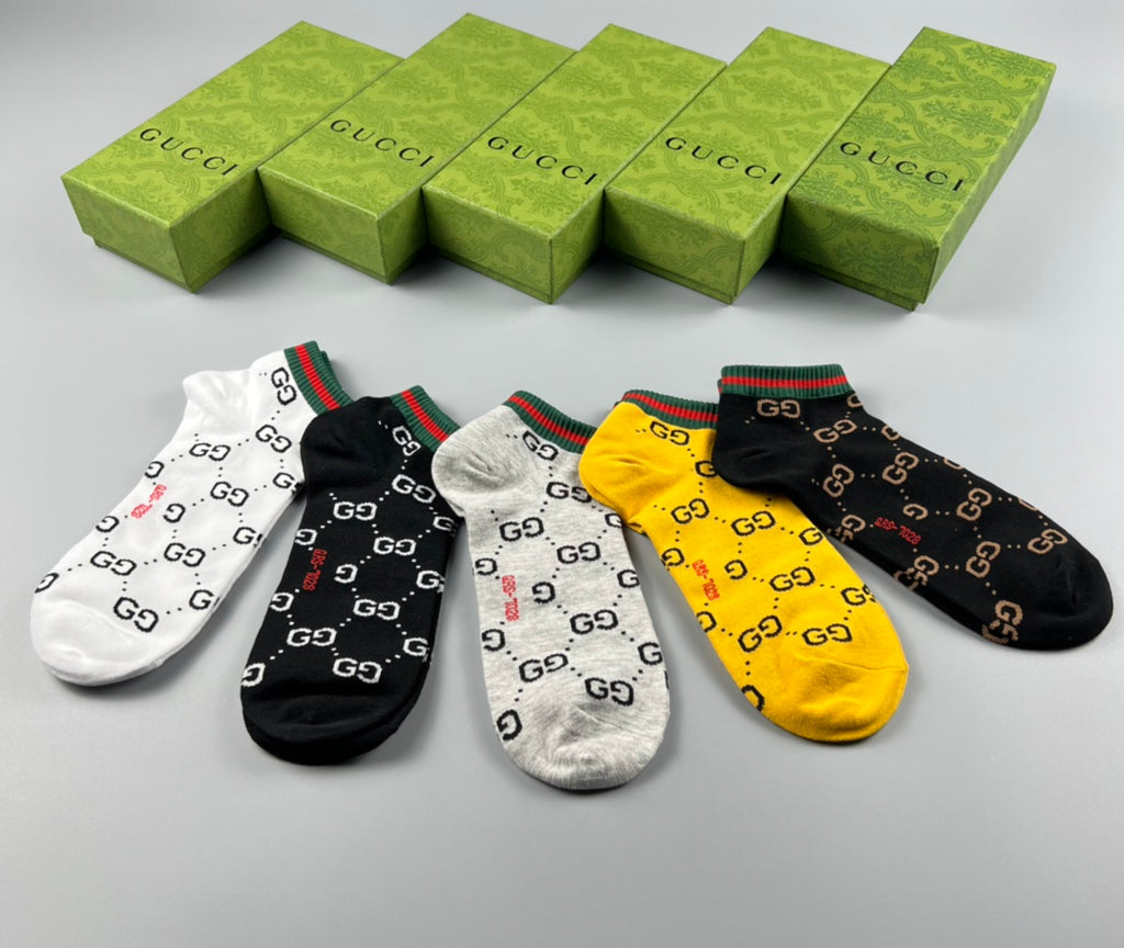 Gucci Cotton Socks - 5-Pair Pack