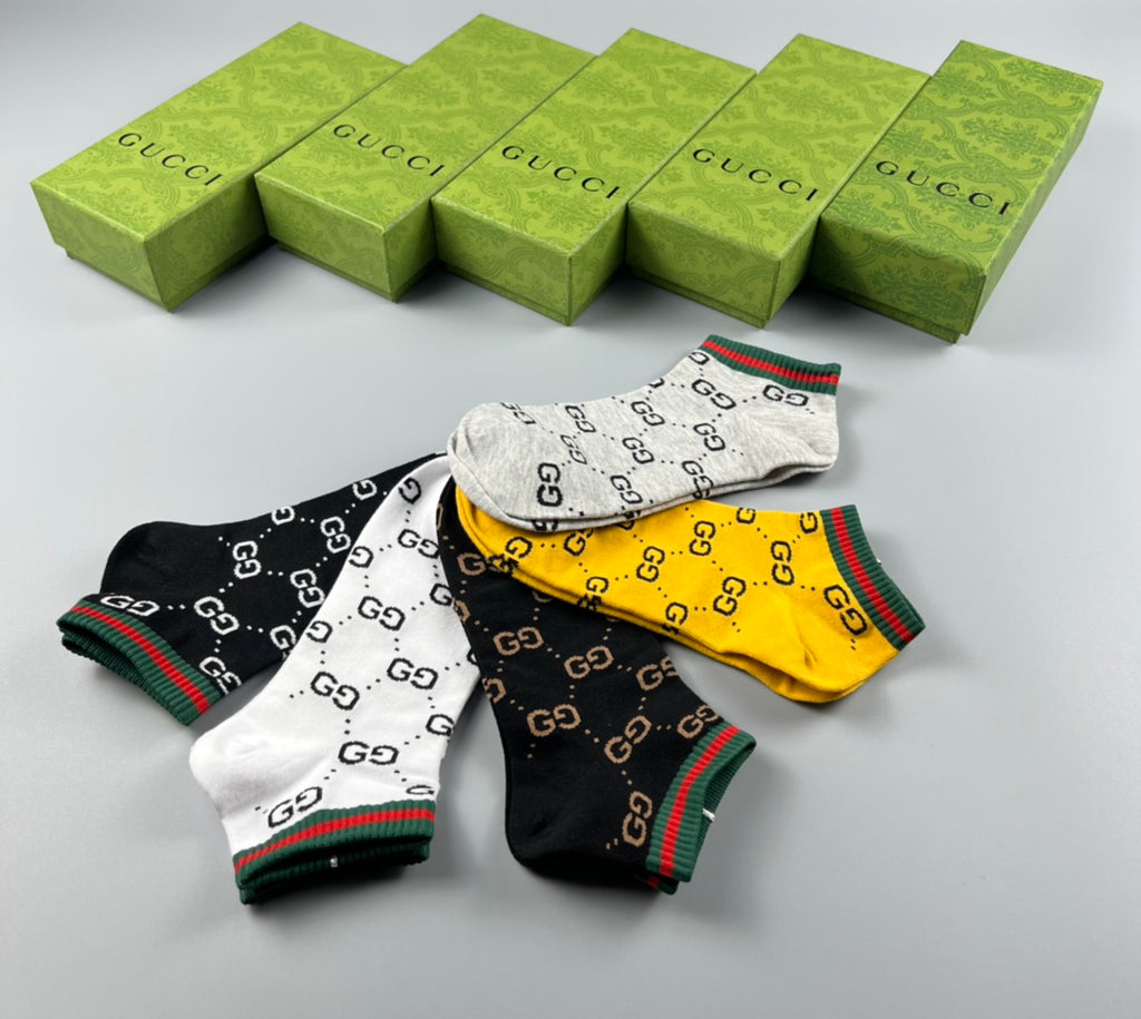 Gucci Cotton Socks - 5-Pair Pack