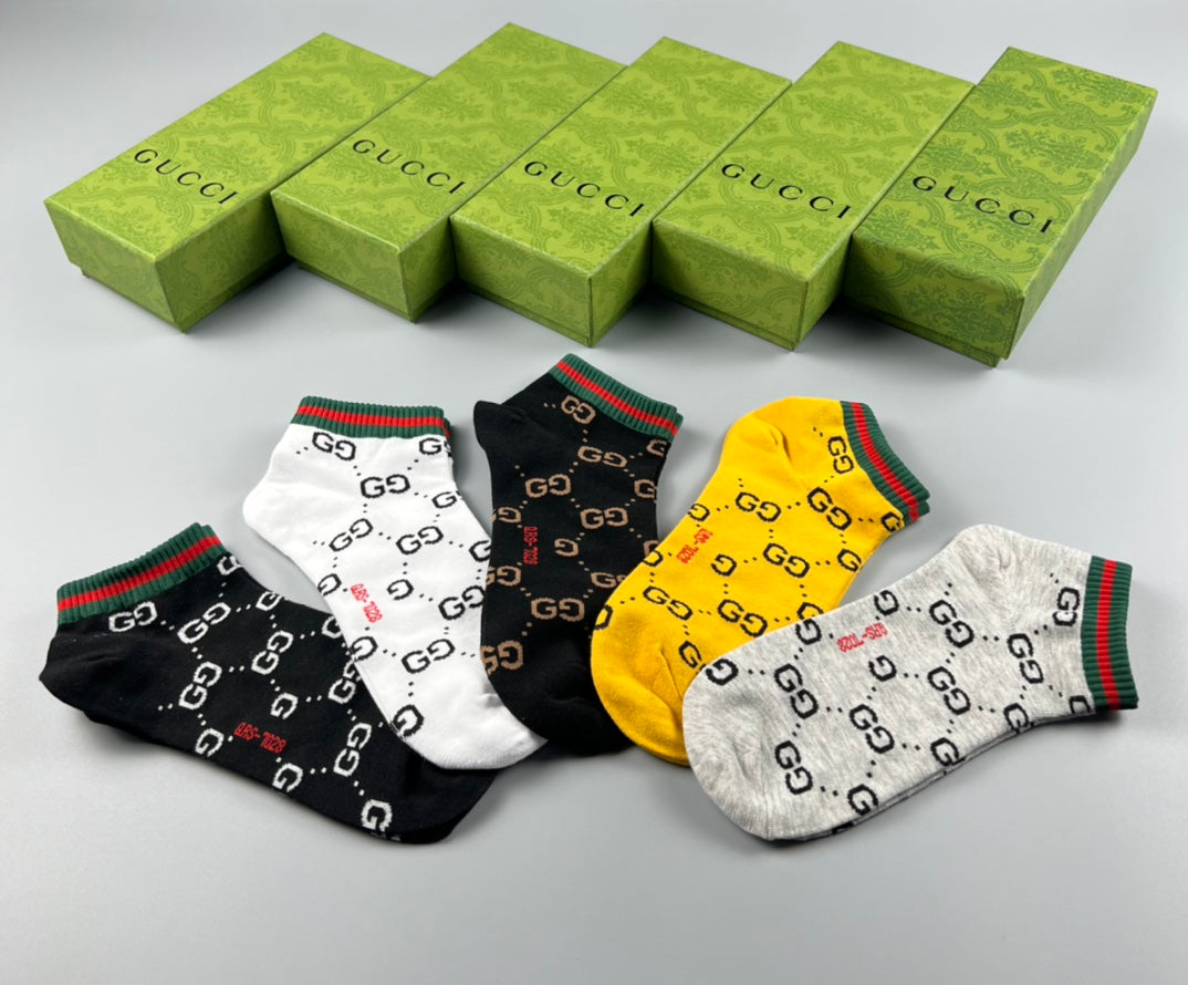 Gucci Cotton Socks - 5-Pair Pack