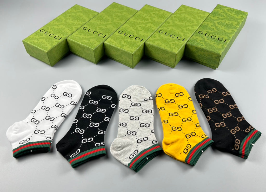 Gucci Cotton Socks - 5-Pair Pack