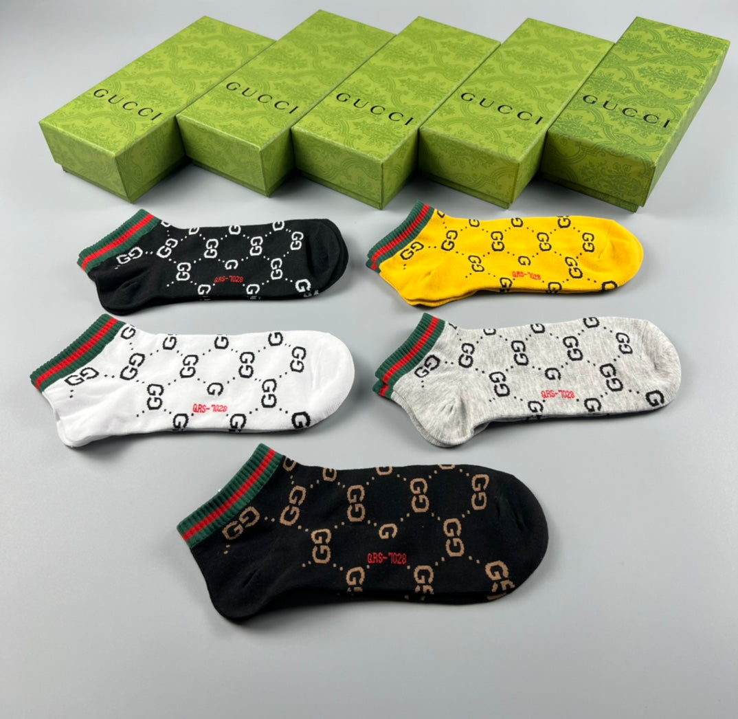 Gucci Cotton Socks - 5-Pair Pack