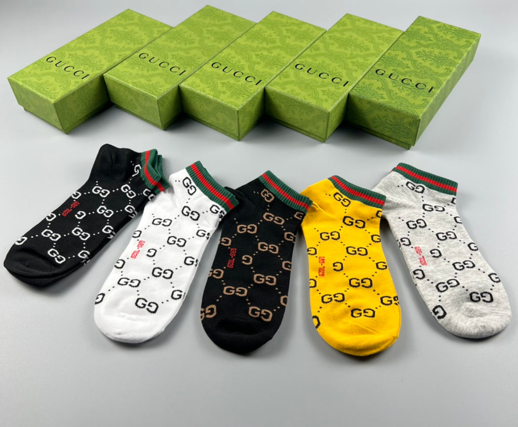 Gucci Cotton Socks - 5-Pair Pack