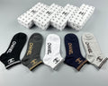 Chanel Emblem Details No-Show Socks - 5-Pair Set