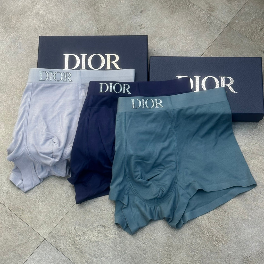 Dior Modal Men's Boxer Briefs - 3-Piece Box