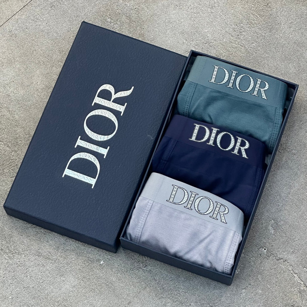 Dior Modal Men's Boxer Briefs - 3-Piece Box
