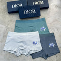 Dior Cotton Men's Boxer Briefs - 3-Piece Box