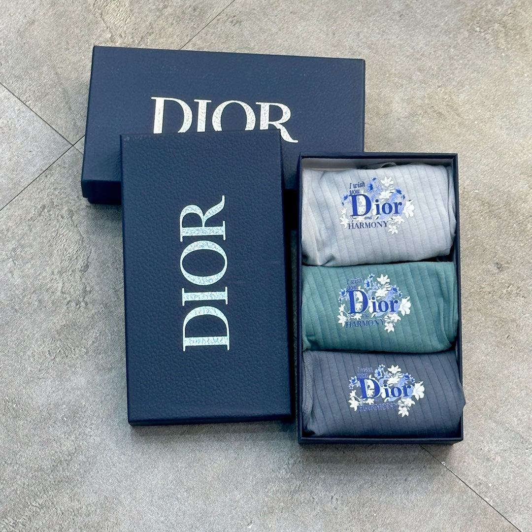Dior Cotton Men's Boxer Briefs - 3-Piece Box