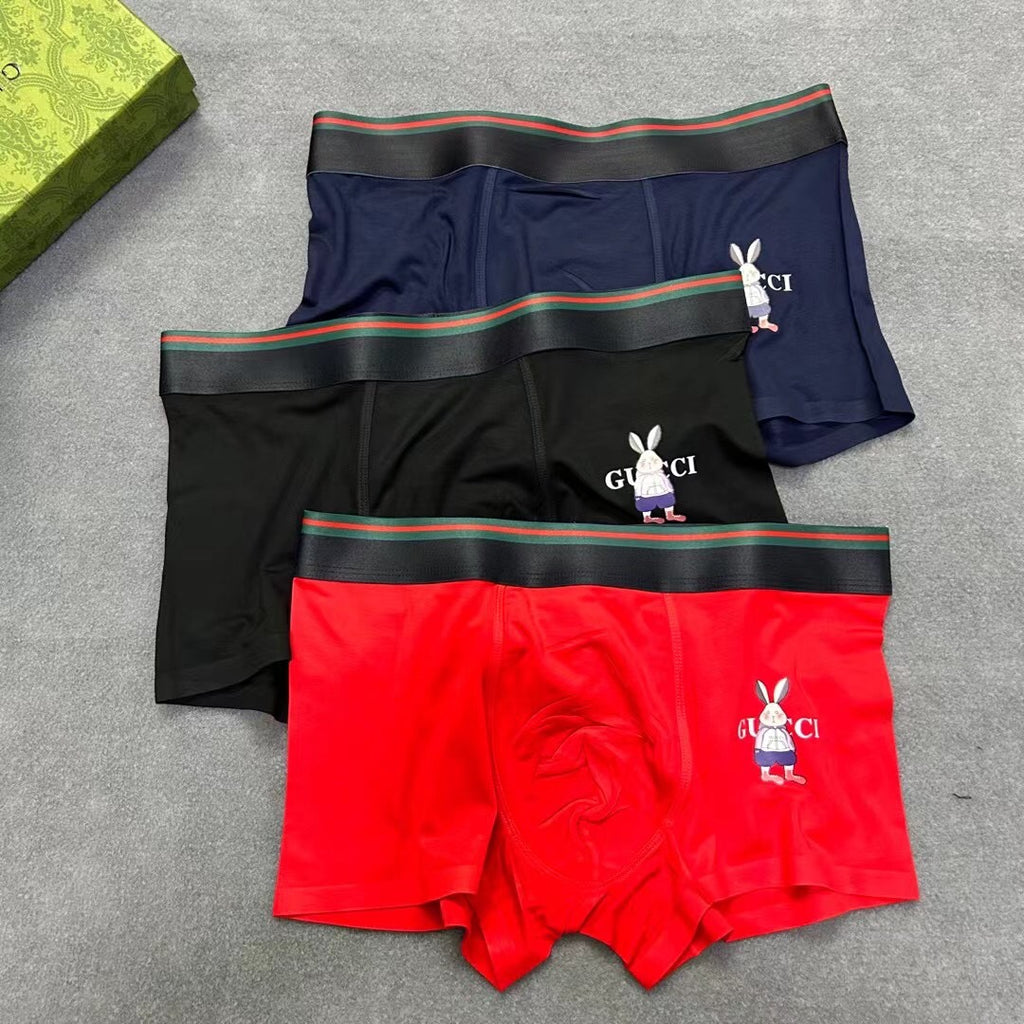 Gucci Modal Men's Boxer Briefs - 3-Piece Box