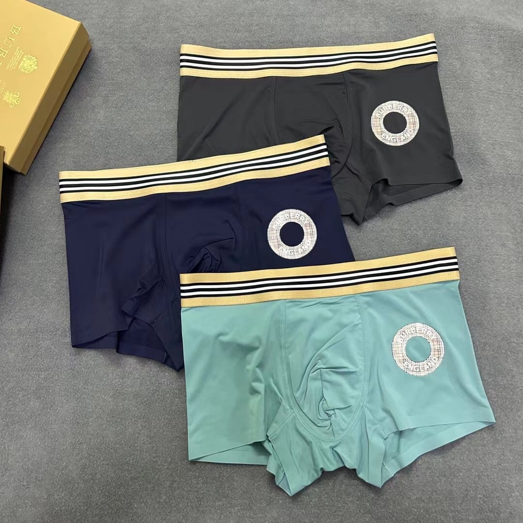 Burberry Ice-Silk Men's Boxer Briefs - 3-Piece Box