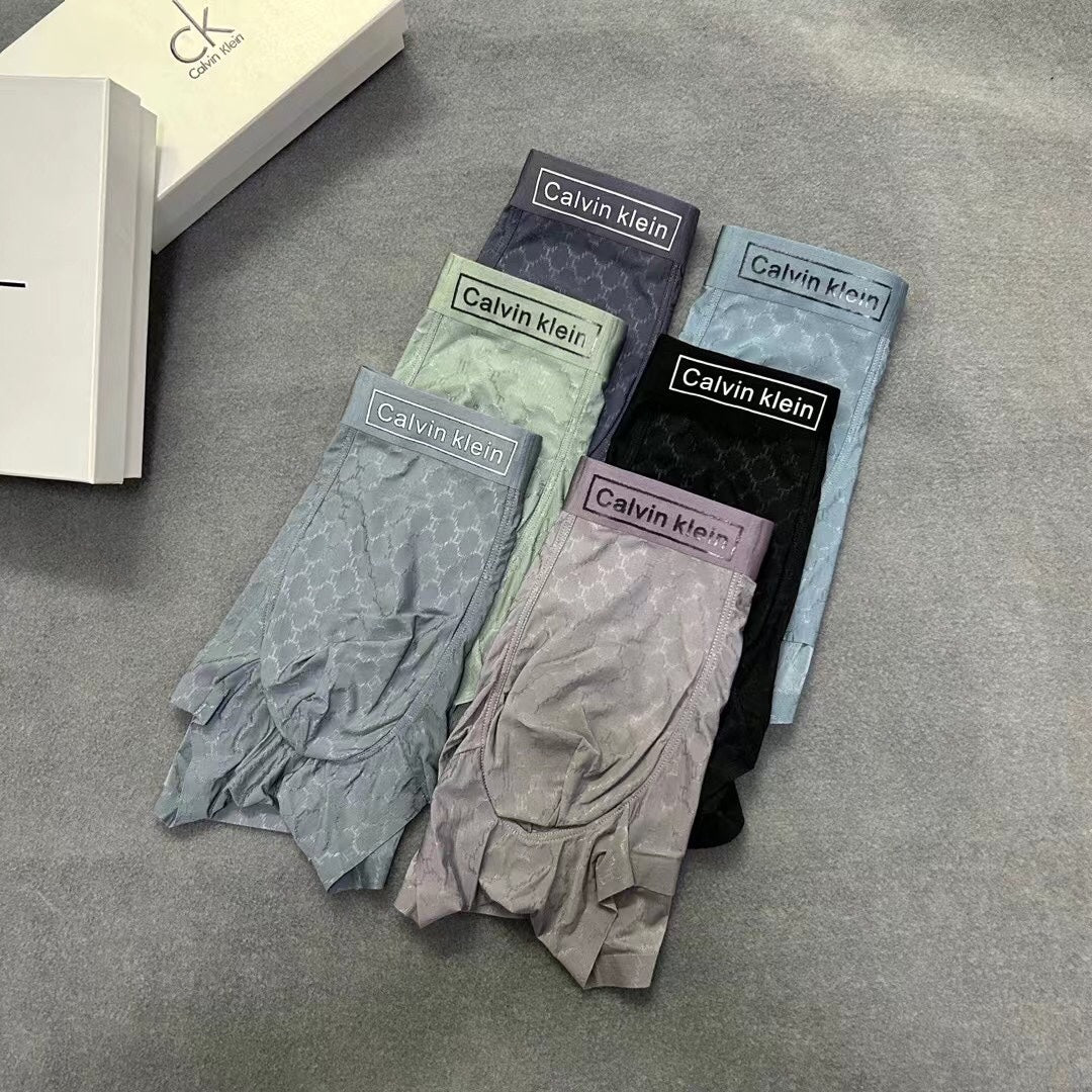 Calvin Klein Clean Logo Waistbands Men's Boxer Briefs - 3-Piece Box