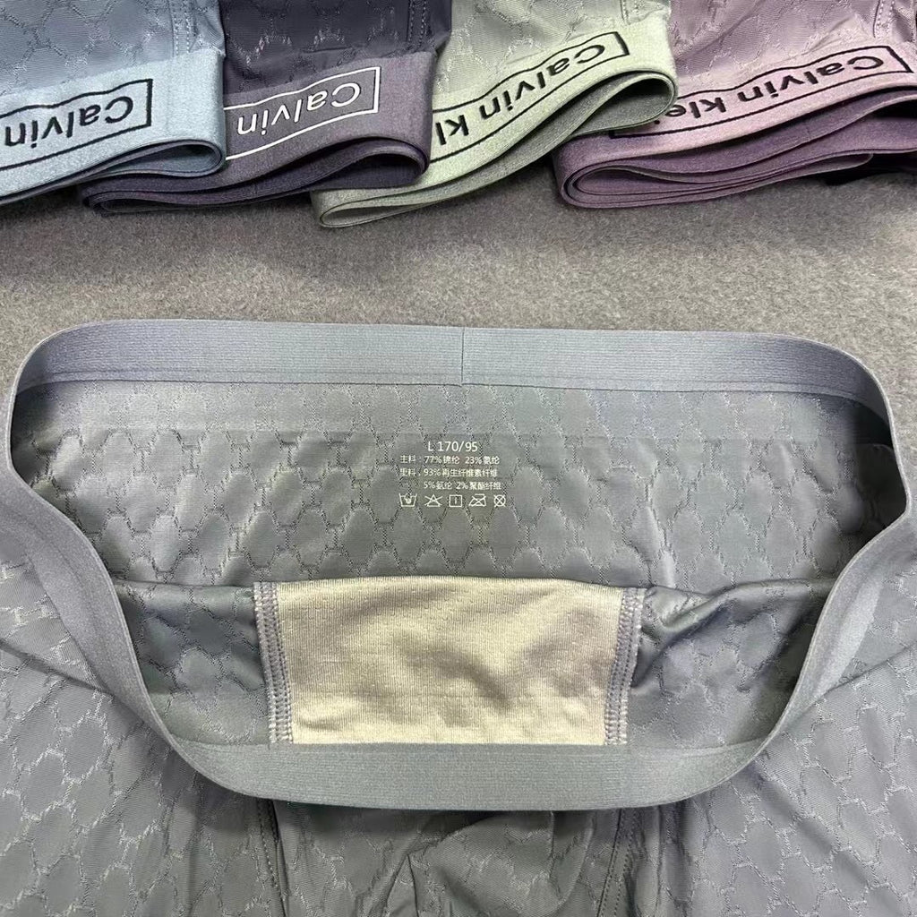 Calvin Klein Nylon Blend Men's Boxer Briefs - 3-Piece Box