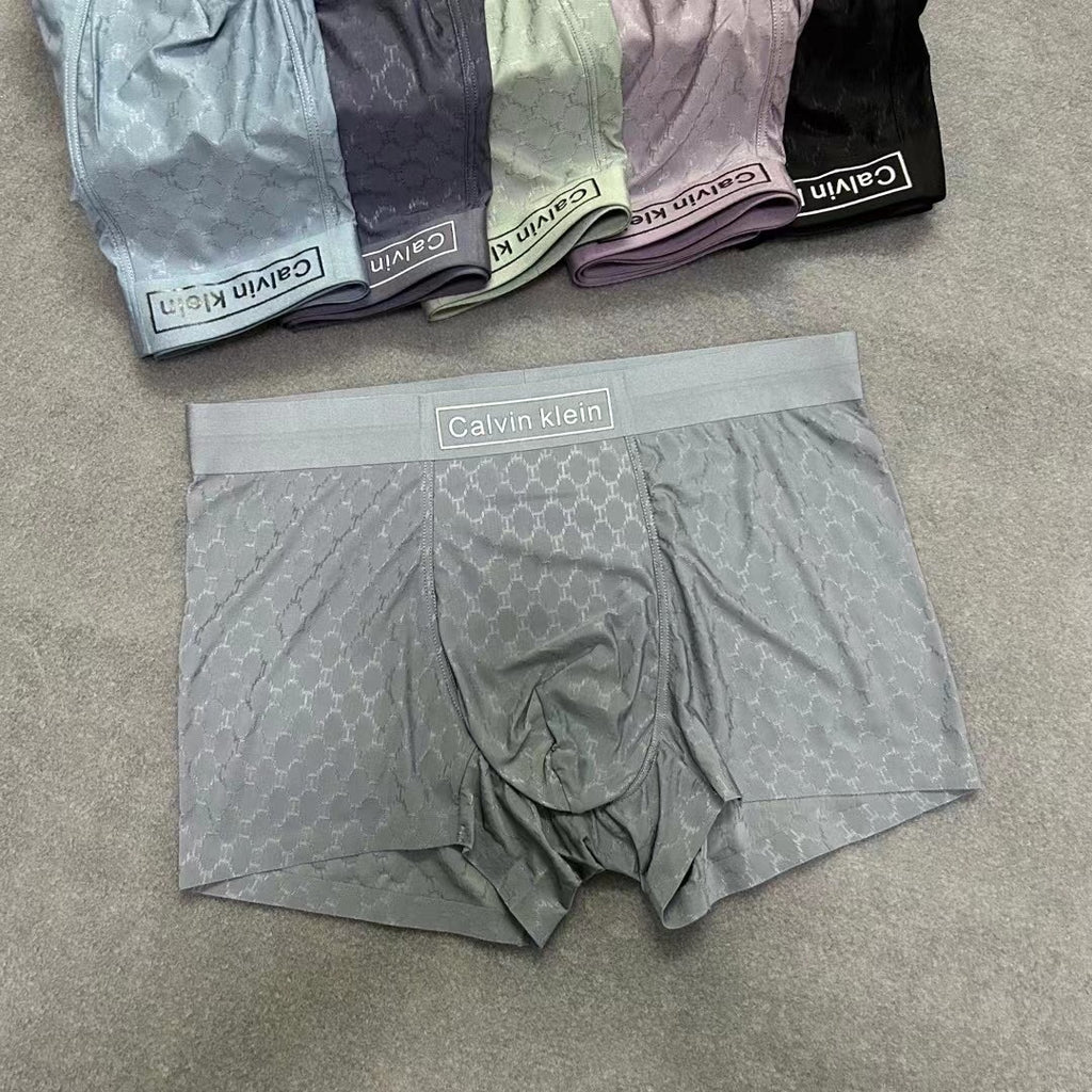 Calvin Klein Nylon Blend Men's Boxer Briefs - 3-Piece Box