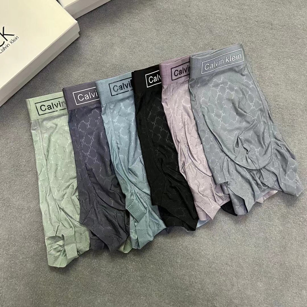 Calvin Klein Nylon Blend Men's Boxer Briefs - 3-Piece Box