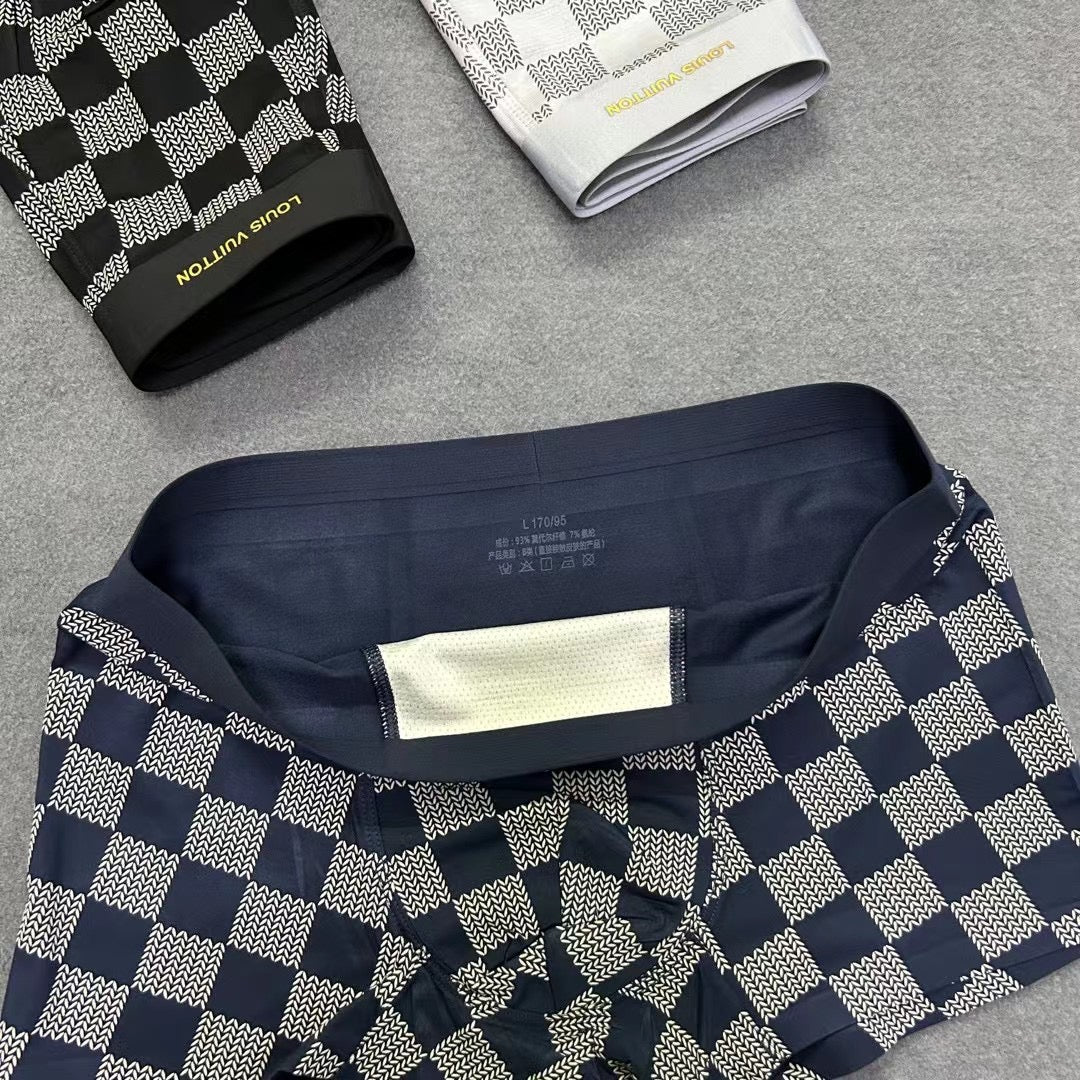Louis Vuitton Checkerboard Men's Trunk Underwear - 3-Piece Box