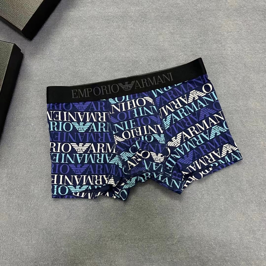Armani Modal Clean Logo Waistbands Men's Boxer Briefs - 3-Piece Box