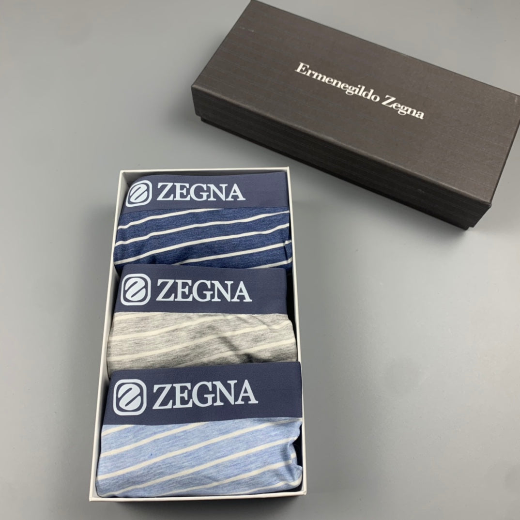 Zegna Men's Boxer Briefs - 3-Piece Box - Sizes L-XXXL