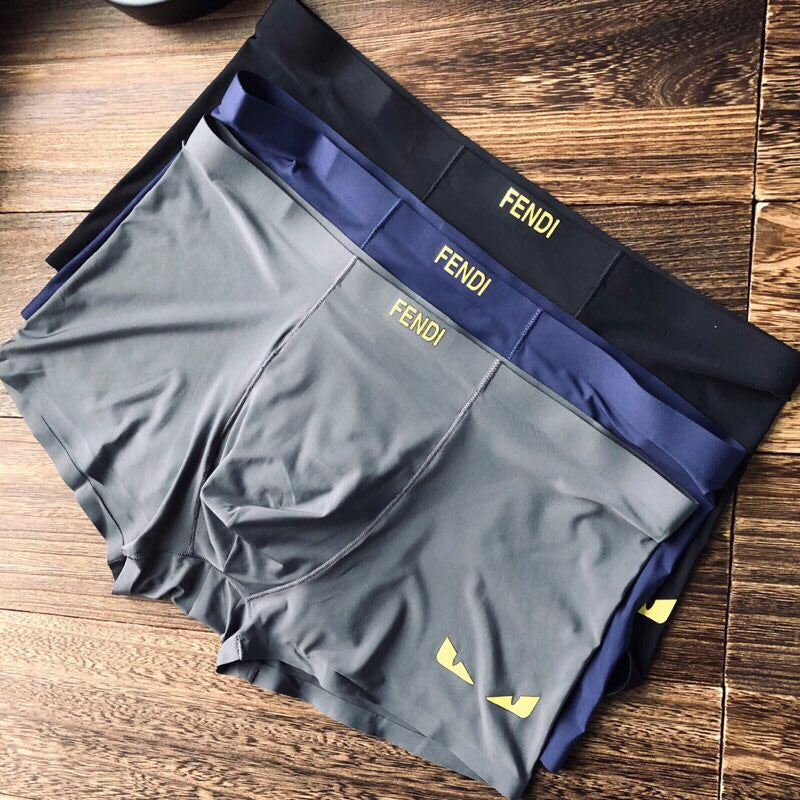 Nylon Blend Men's Boxer Briefs - 3-Piece Box