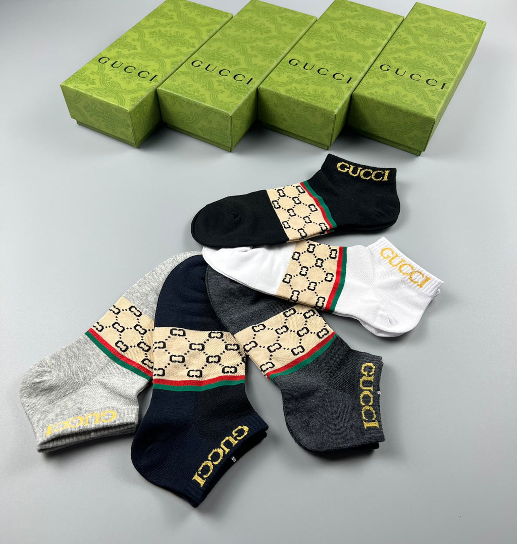Gucci Cotton Socks - 5-Pair Pack