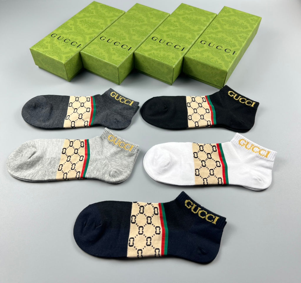 Gucci Cotton Socks - 5-Pair Pack